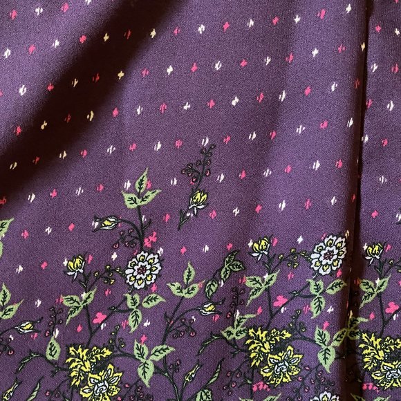 Purple Patterned Dress - Picture 3 of 6